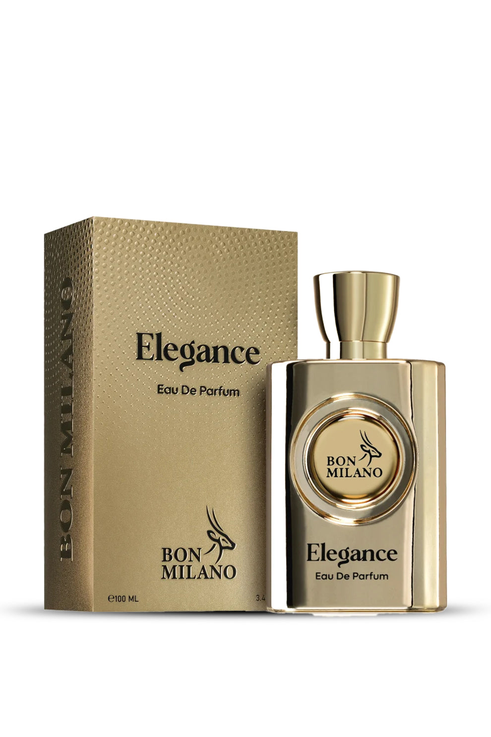 Elegance Eau de Parfum 100ml by Bon Milano displayed with its premium packaging