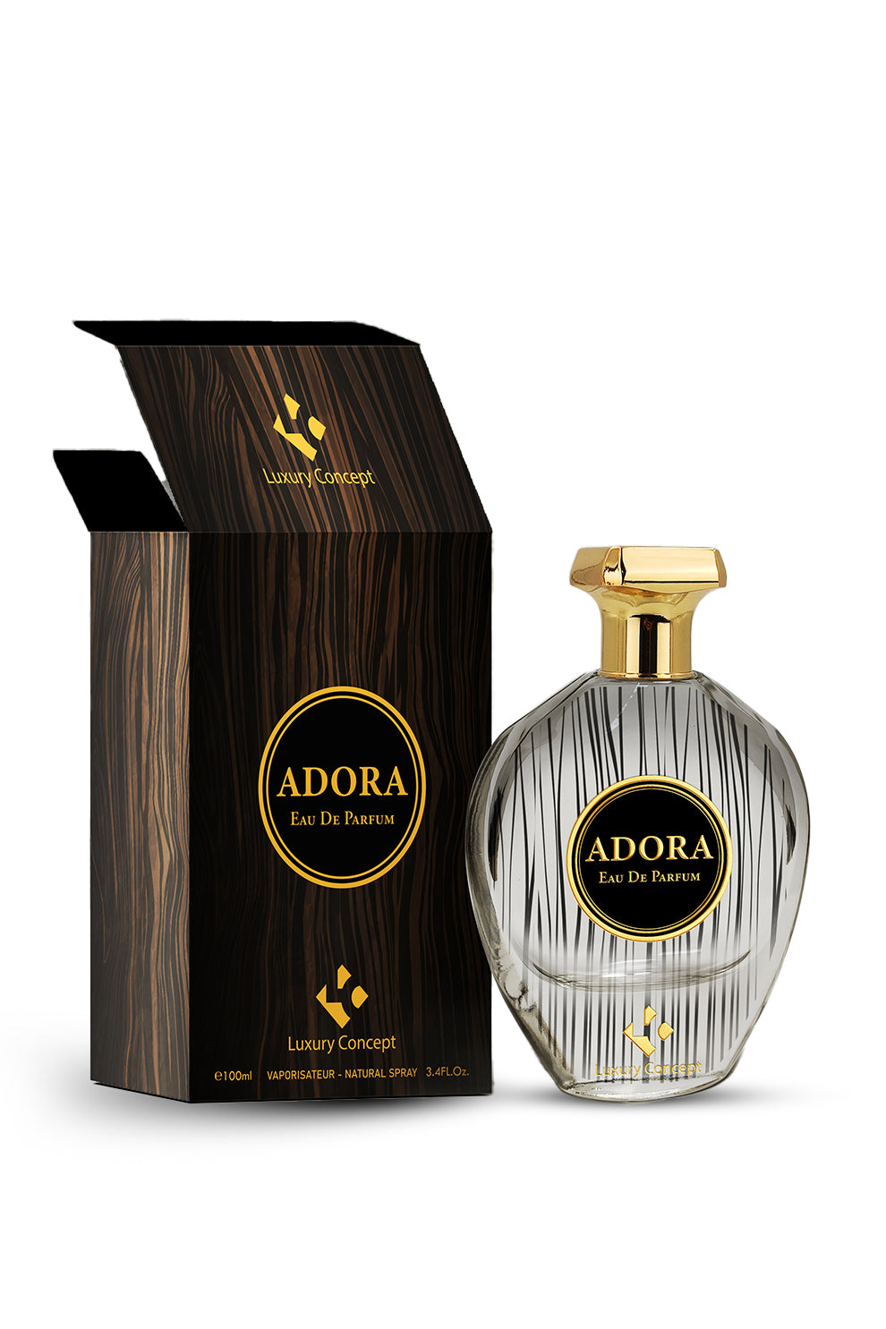Adora Eau de Parfum 100ml by Luxury Concept presented with elegant packaging