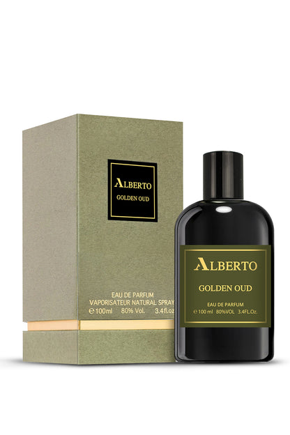 Golden Oud Eau de Parfum 100ml by Alberto with premium outer packaging