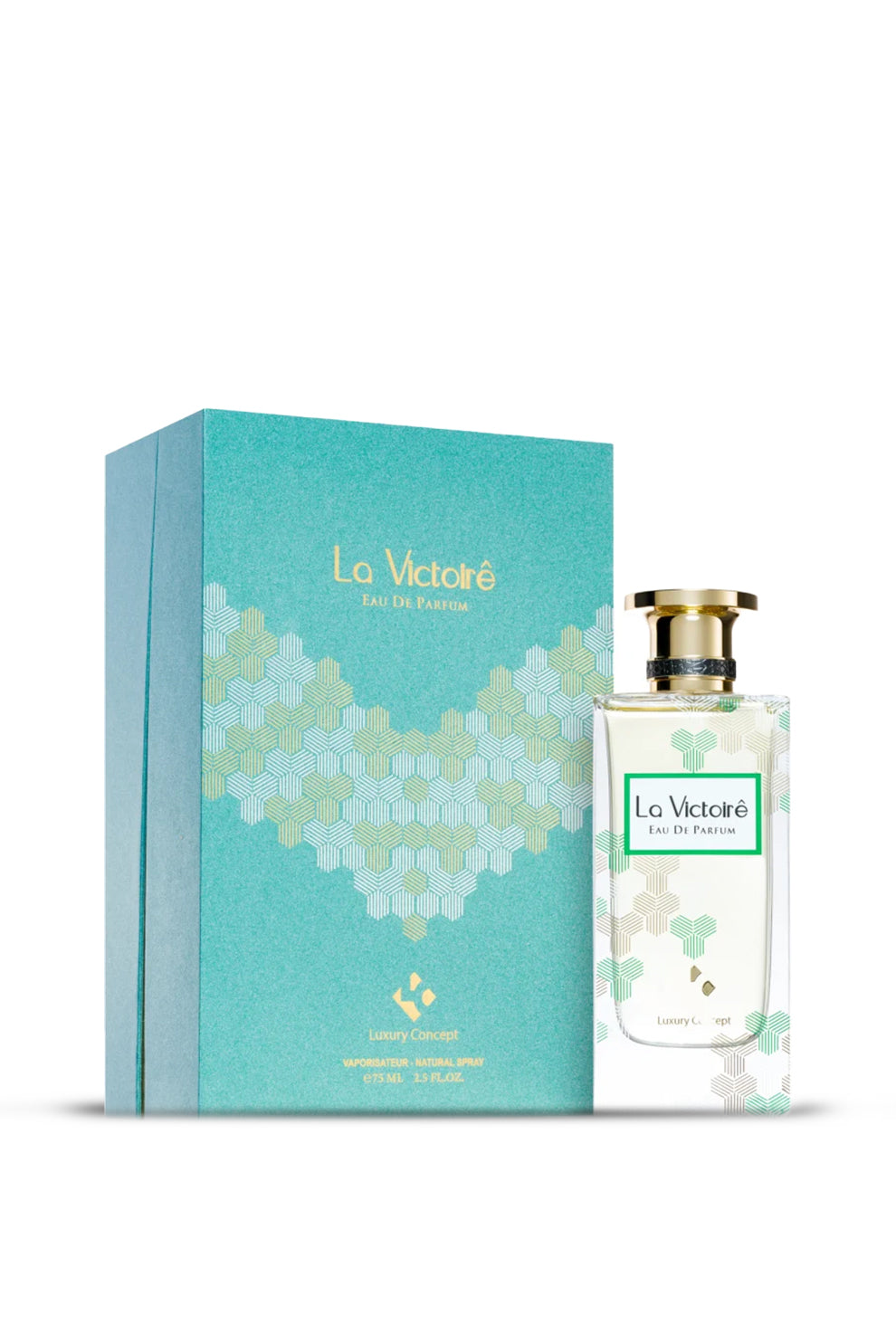 La Victoire Eau de Parfum 75ml perfume bottle with box by Luxury Concept