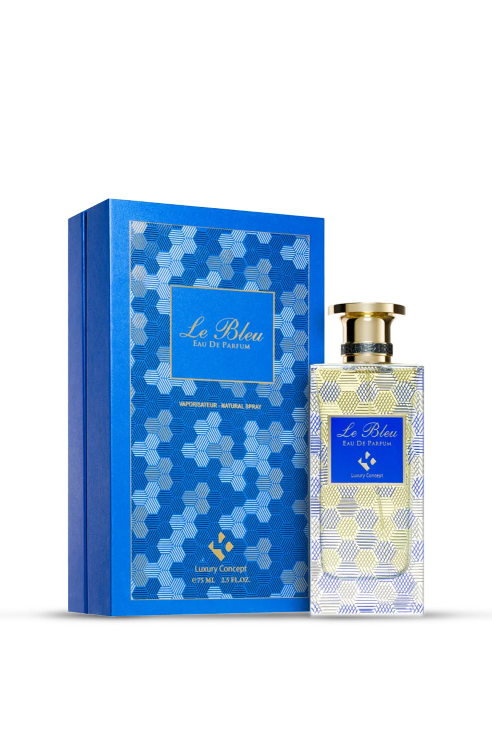 Le Bleu Eau de Parfum 75ml perfume bottle with box by Luxury Concept