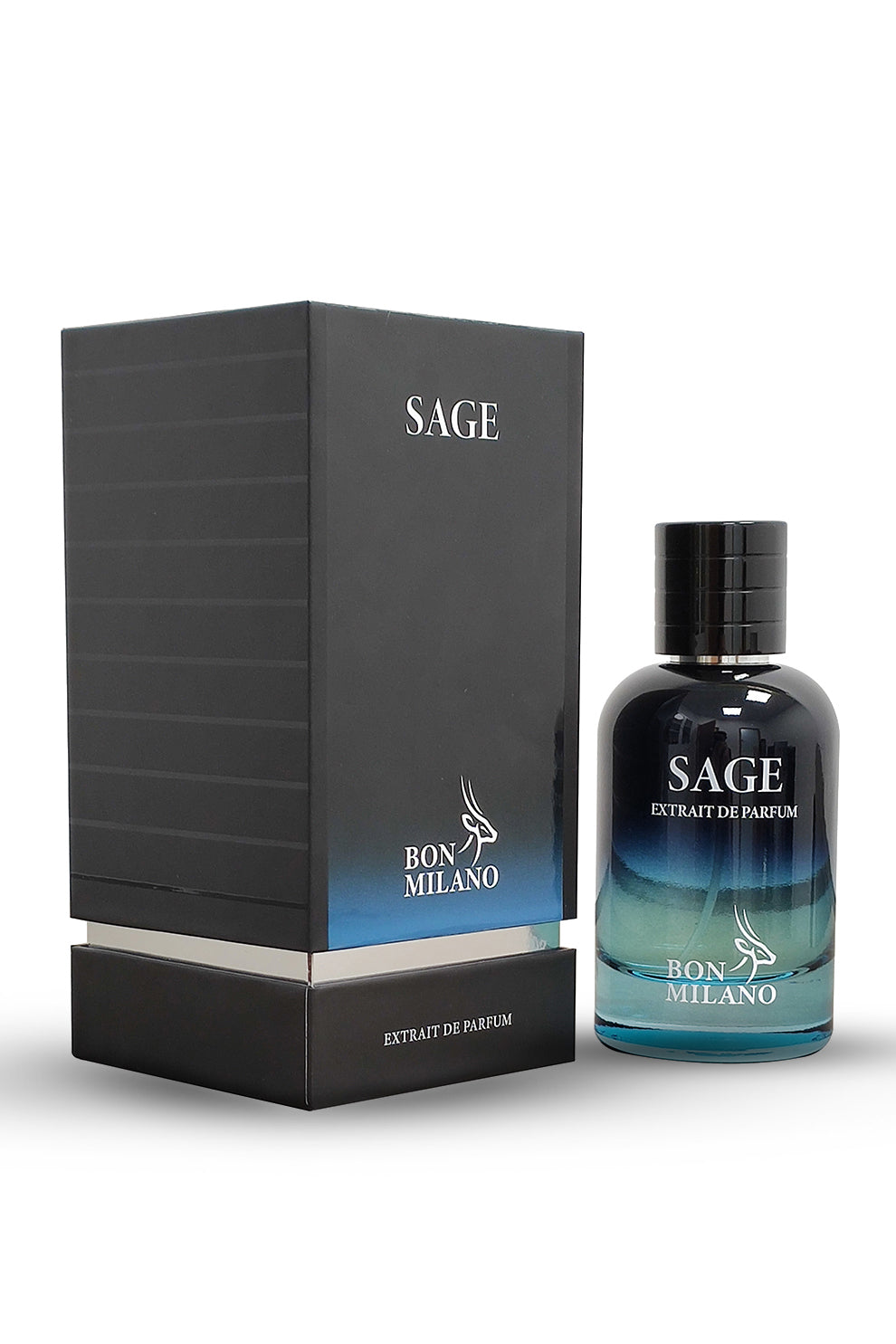 Sage Extrait de Parfum 100ml by Luxury Concept displayed with its premium packaging box
