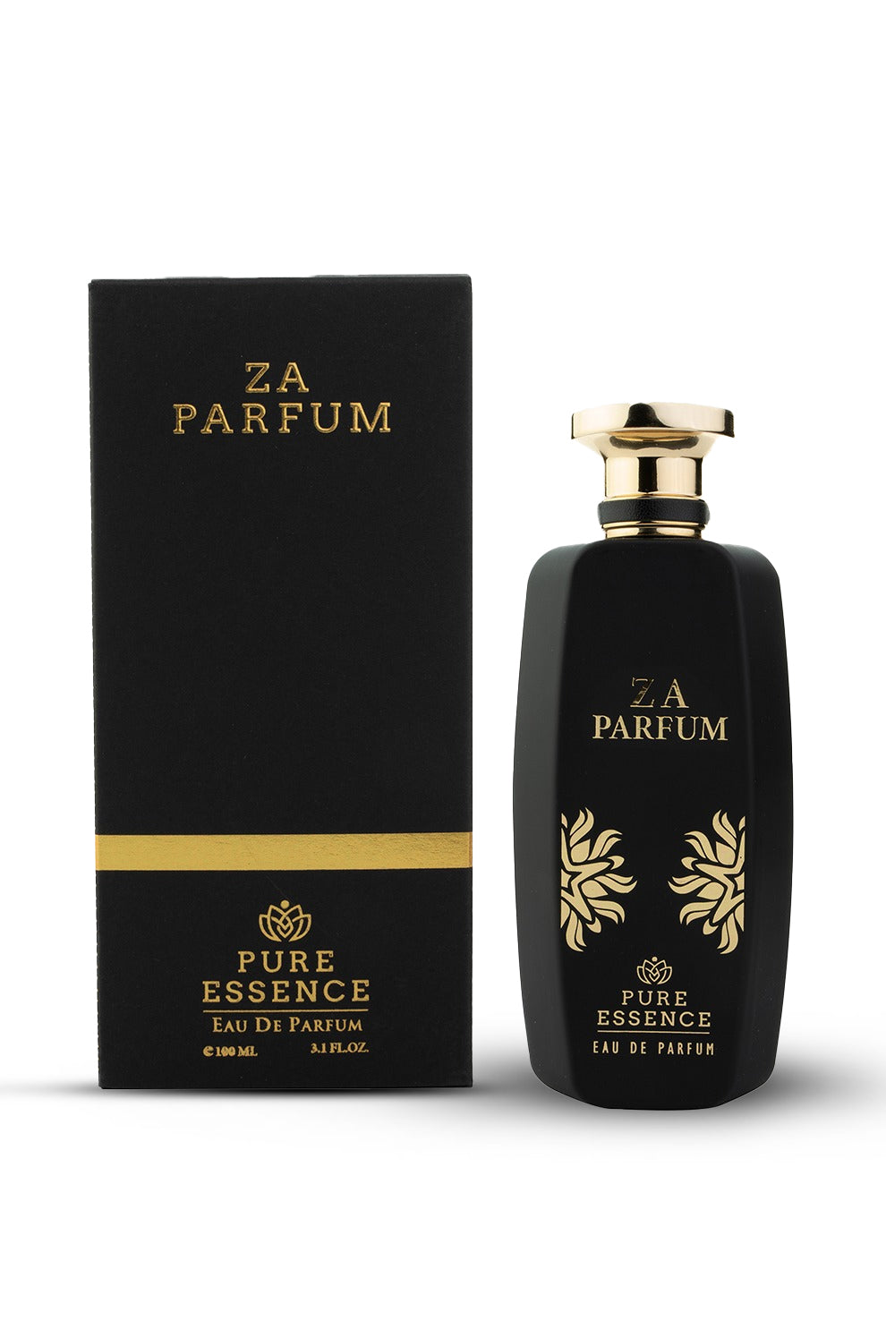 Za Parfum Eau de Parfum 100ml by Pure Essence presented with its elegant packaging