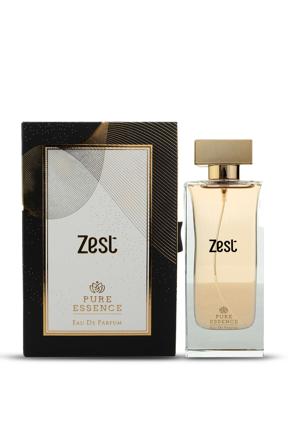 Zest Eau de Parfum 75ml by Luxury Concept from the Pure Essence collection displayed with its premium packaging box