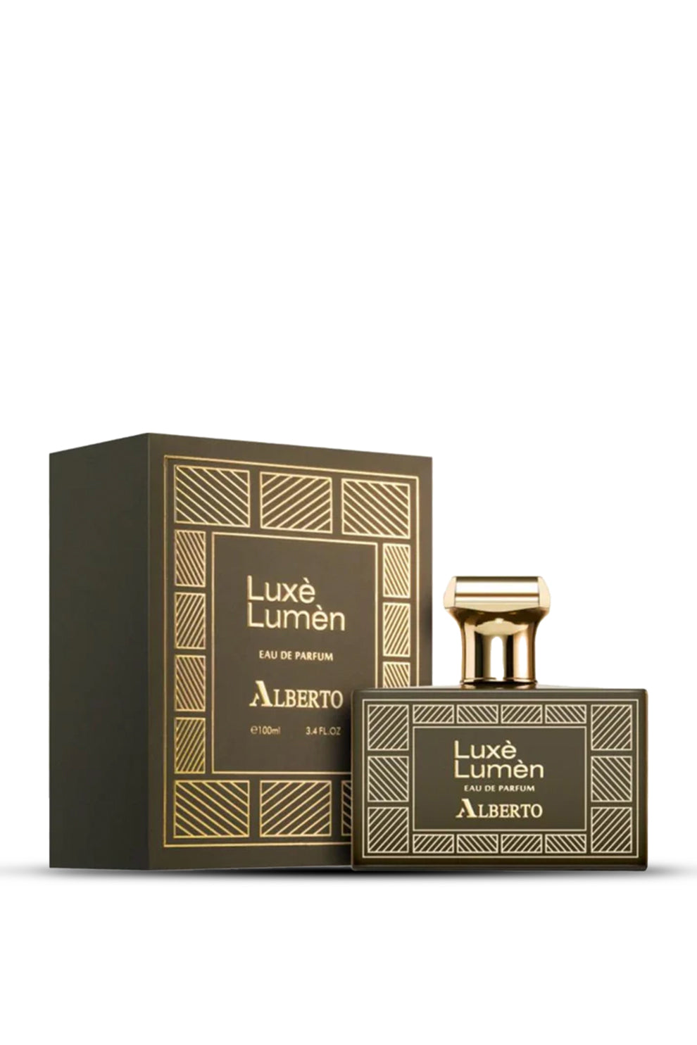Luxe Lumen Eau de Parfum 100ml by Alberto presented with elegant packaging